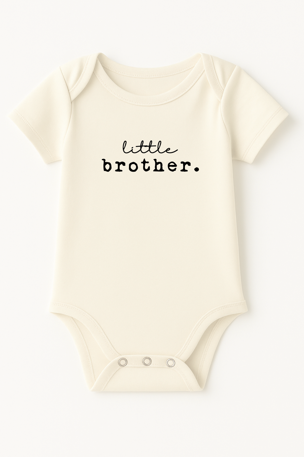 Little Brother Organic Cotton Short Sleeve Baby Bodysuit