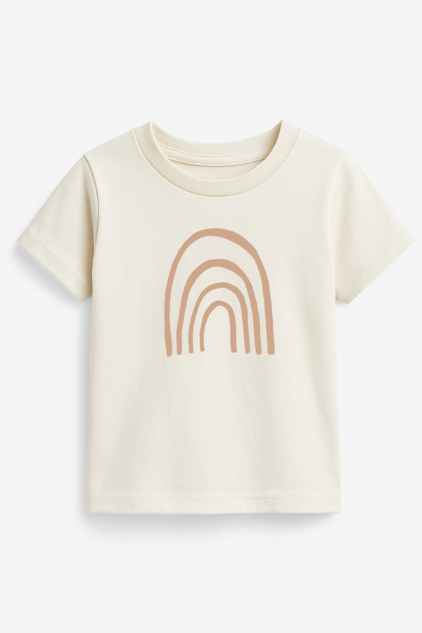 Rainbow Clay Organic Cotton Short Sleeve Toddler T-Shirt