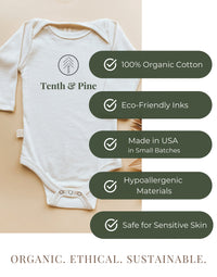 Promoted to Grandma Organic Baby Bodysuit