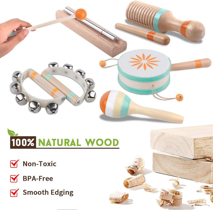 Baby Montessori Wooden Musical Toys