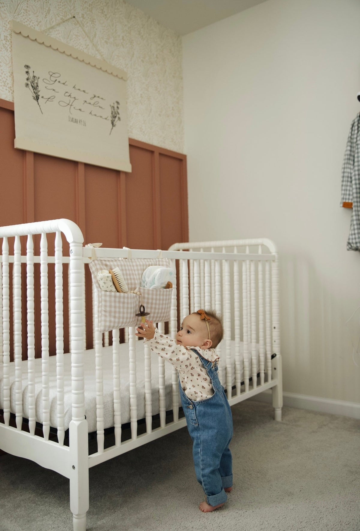 Baby Crib Diaper Caddy