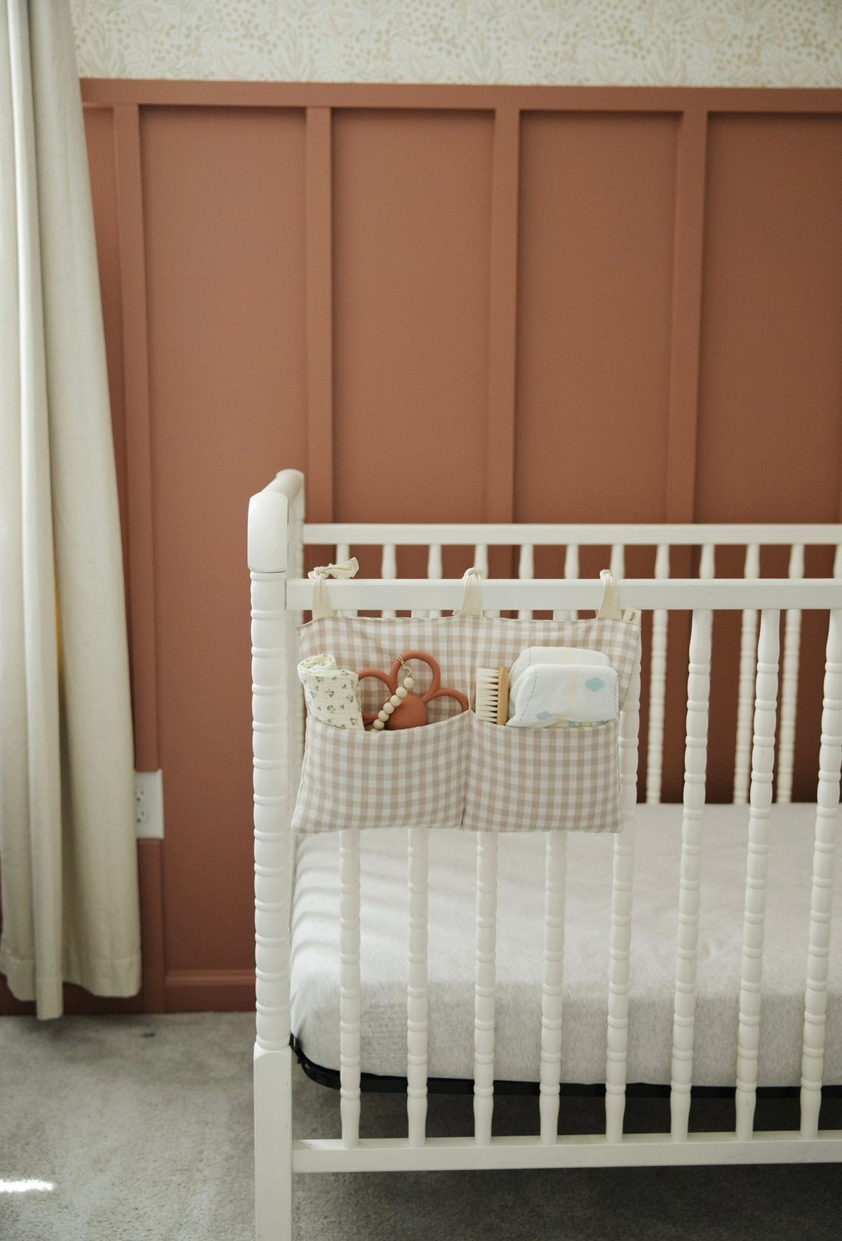 Baby Crib Diaper Caddy
