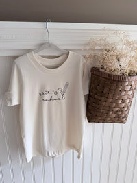 Back To School Organic Kids T-Shirt