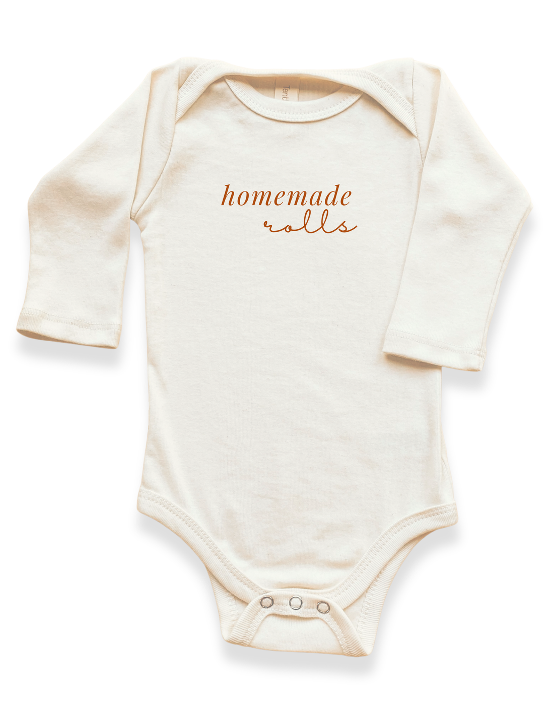Homemade Rolls Organic Bodysuit Long Sleeve