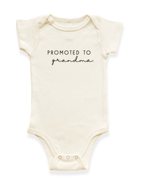 Promoted to Grandma Organic Baby Bodysuit