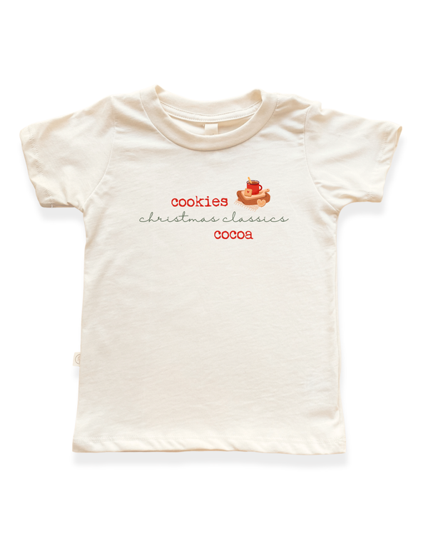 Cookies, Christmas Classics, Cocoa Organic Kids T-Shirt