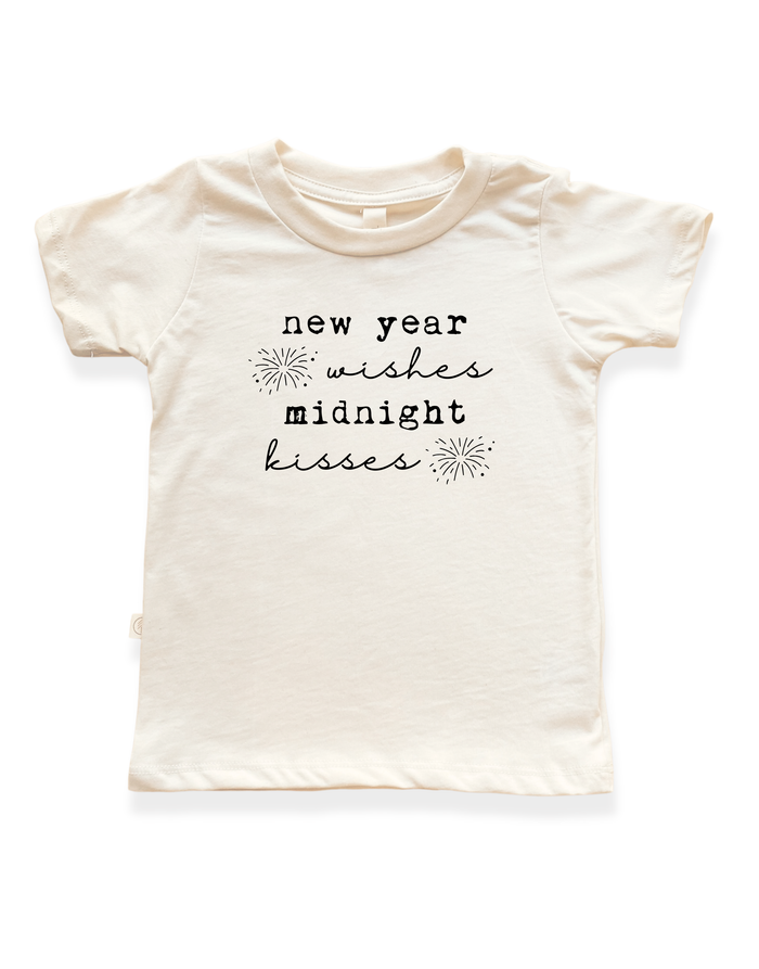 New Year Wishes Organic Kids T-Shirt