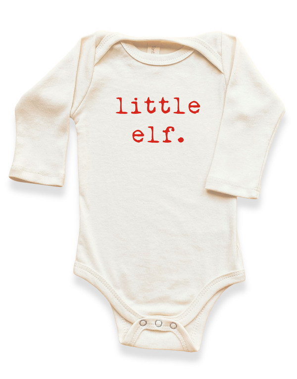 Little Elf Organic Baby Bodysuit Long Sleeve