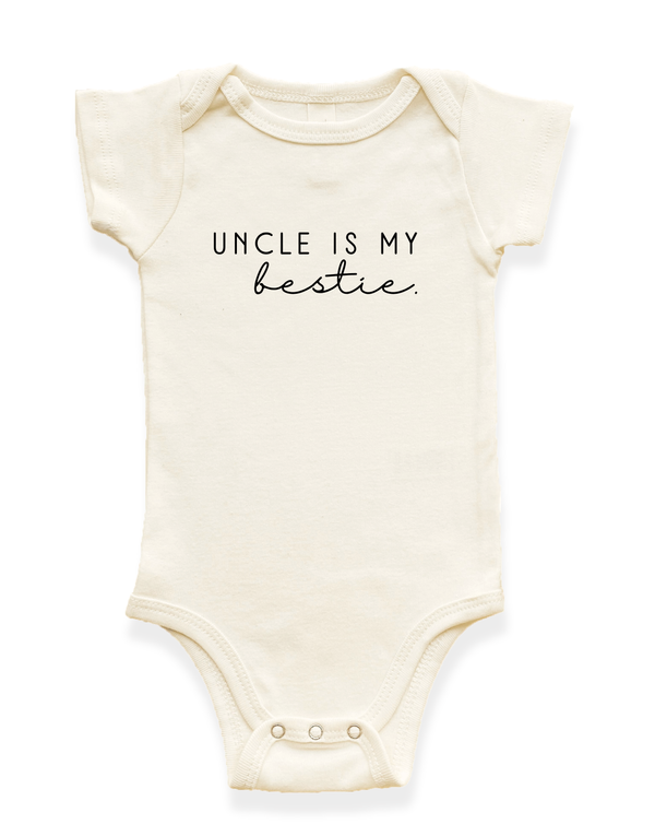 Uncle is my Bestie Organic Baby Bodysuit