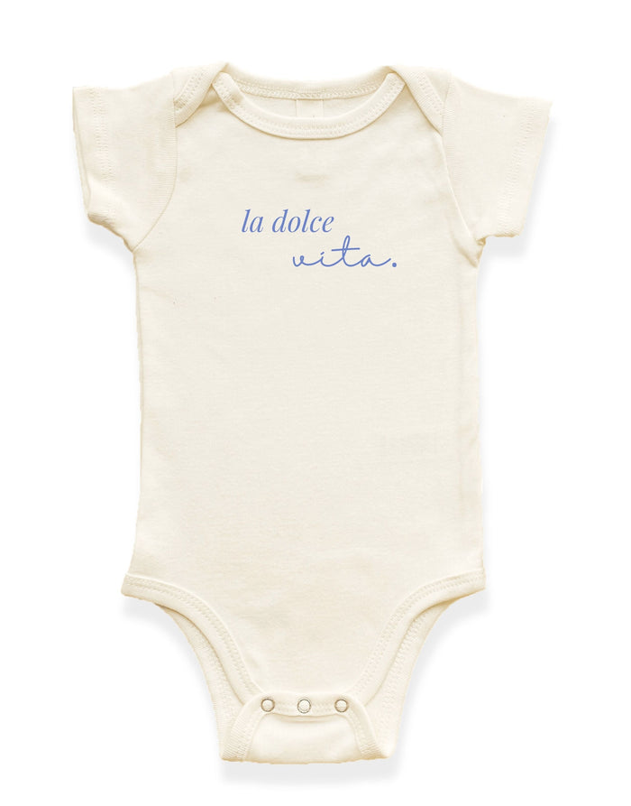 La Dolce Vita Organic Cotton Baby Bodysuit