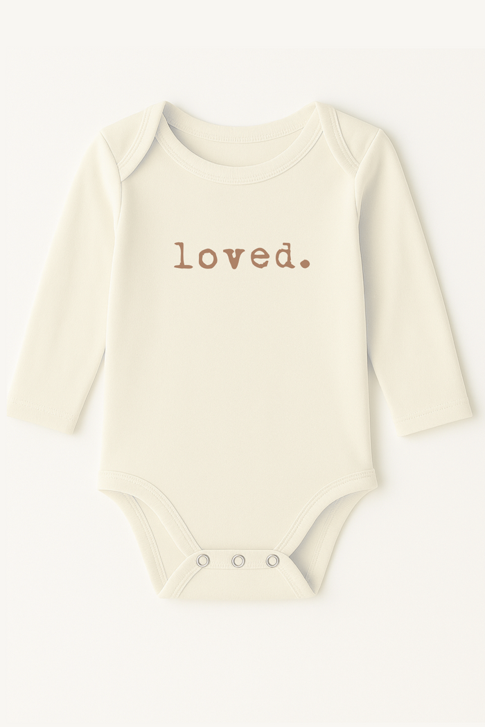 Loved Clay Organic Cotton Baby Bodysuit Long Sleeve