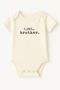 Little Brother Organic Cotton Short Sleeve Baby Bodysuit