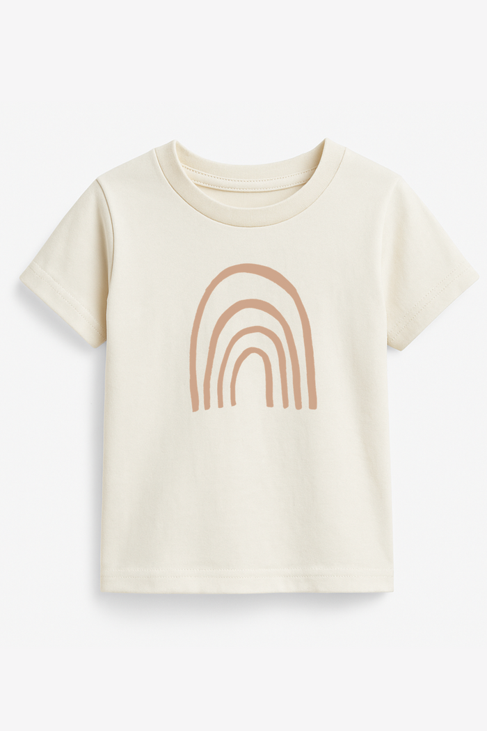Rainbow Clay Organic Cotton Short Sleeve Toddler T-Shirt