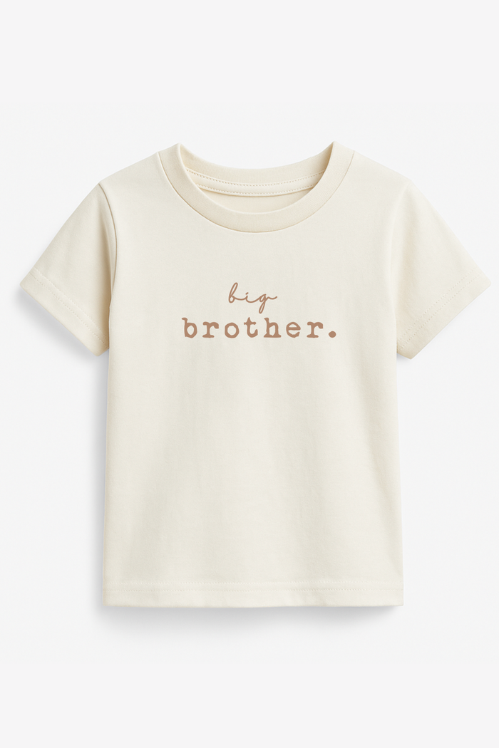 Big Brother Clay Organic Cotton Short Sleeve Toddler T-Shirt